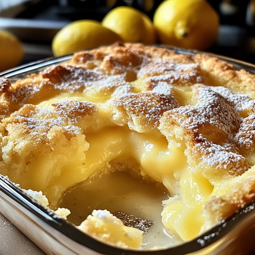 Magic Lemon Cobbler: A Sweet, Tangy Dessert Delight