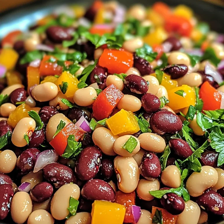 Rainbow Bean Salad: A Vibrant & Healthy Recipe