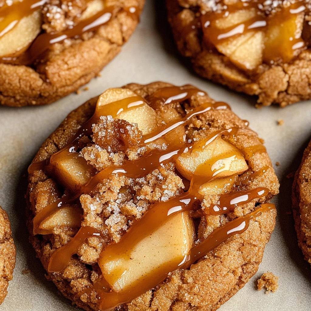 Salted Caramel Apple Pie Cookies