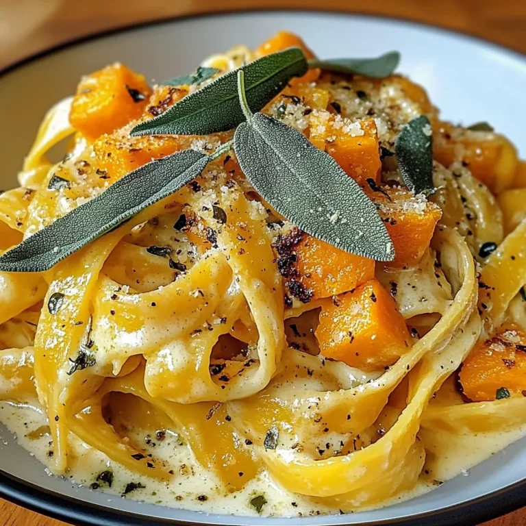 Savory Butternut Squash & Sage Pasta