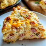 Savory Ham & Cheese Scones