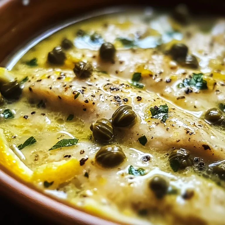 Simple Lemon Caper Sauce