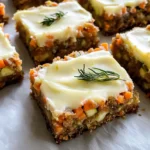 Spiced Ginger Carrot and Zucchini Bars with Lemon Cream Cheese Frosting