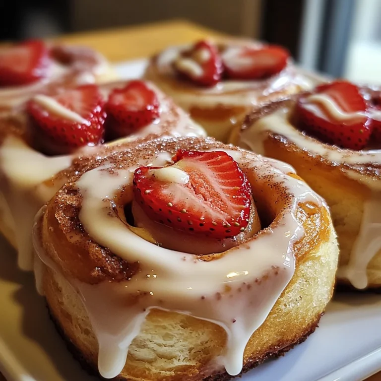Strawberry Cheesecake Cinnabon Rolls