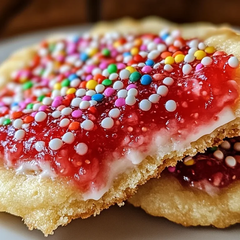 Strawberry Pop Tart Sugar Cookies