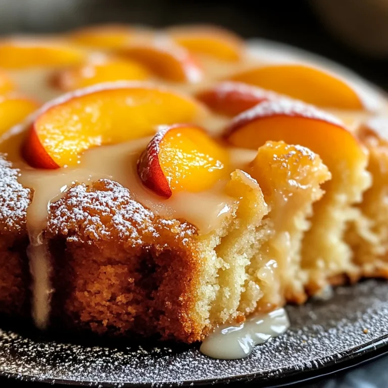 Summer Peach Cake