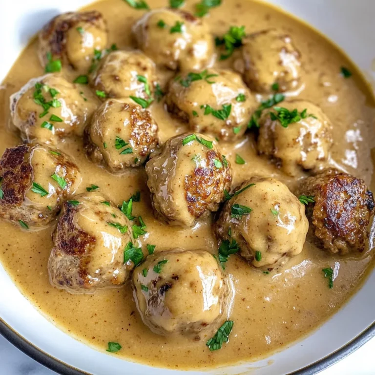Swedish Meatballs with Gravy