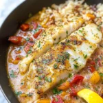 Tilapia in Roasted Pepper Sauce