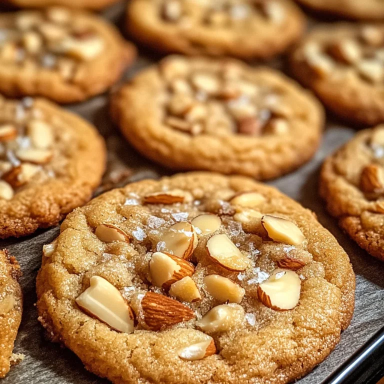 Toffee Almond Cookies