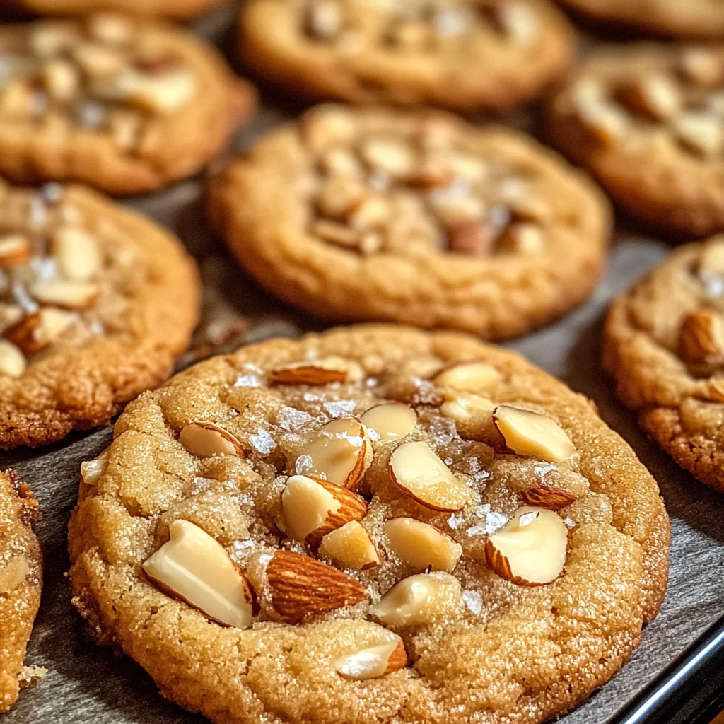 Toffee Almond Cookies