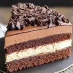 Tuxedo Cake – Triple Chocolate Mousse Cake