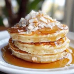 coconut cream pancakes