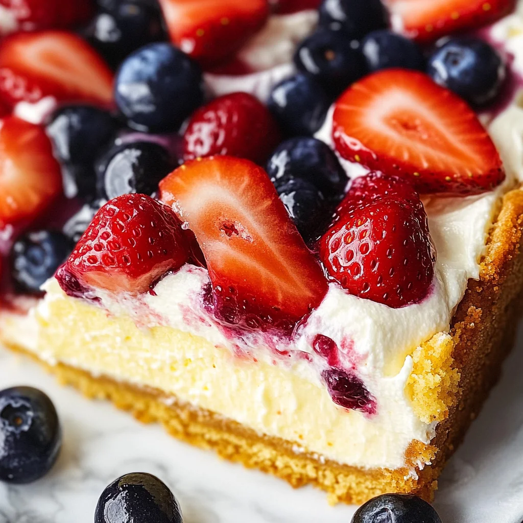 Berry Cheesecake Cake