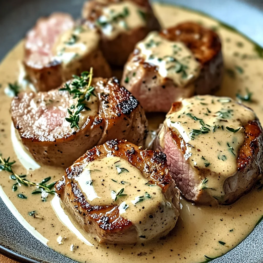 Best-Ever Pork Tenderloin with Dijon Cream Sauce