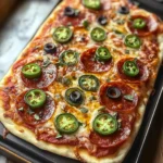 Delicious Hot Honey Flatbread Pizza