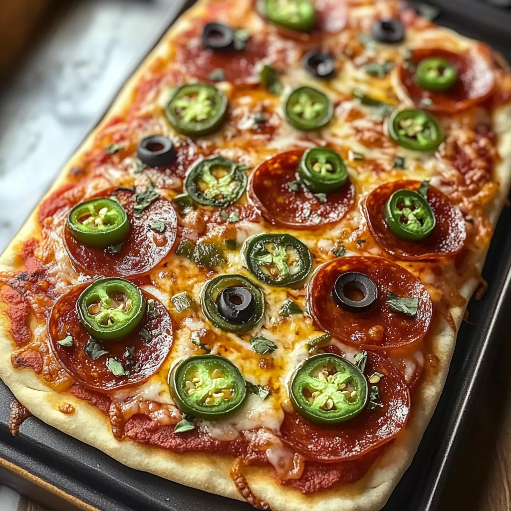 Delicious Hot Honey Flatbread Pizza