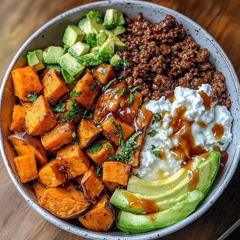 Ground Beef Hot Honey Bowl