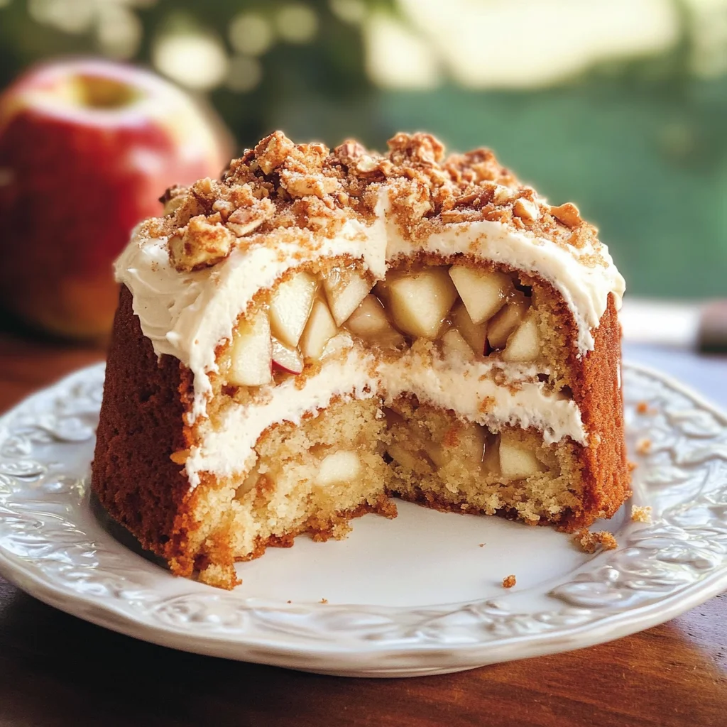 Irresistible Fresh Apple Cake with Dreamy Cream Cheese Frosting