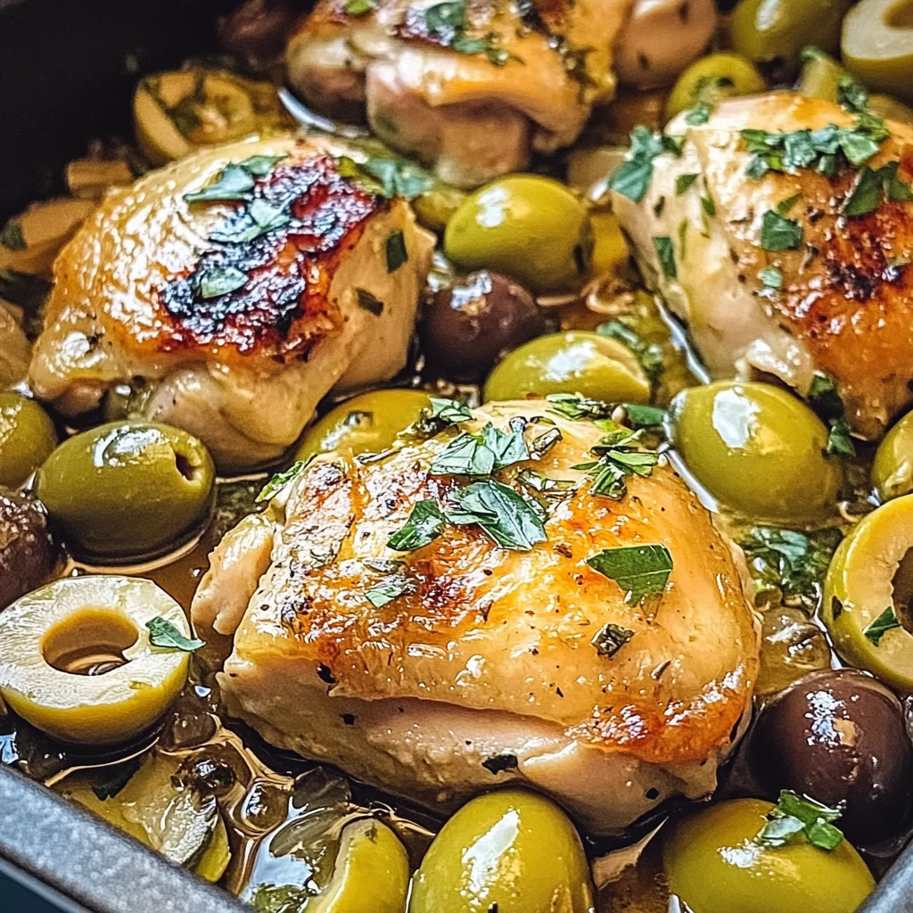 Mediterranean Lemon Chicken with Artichokes & Olives