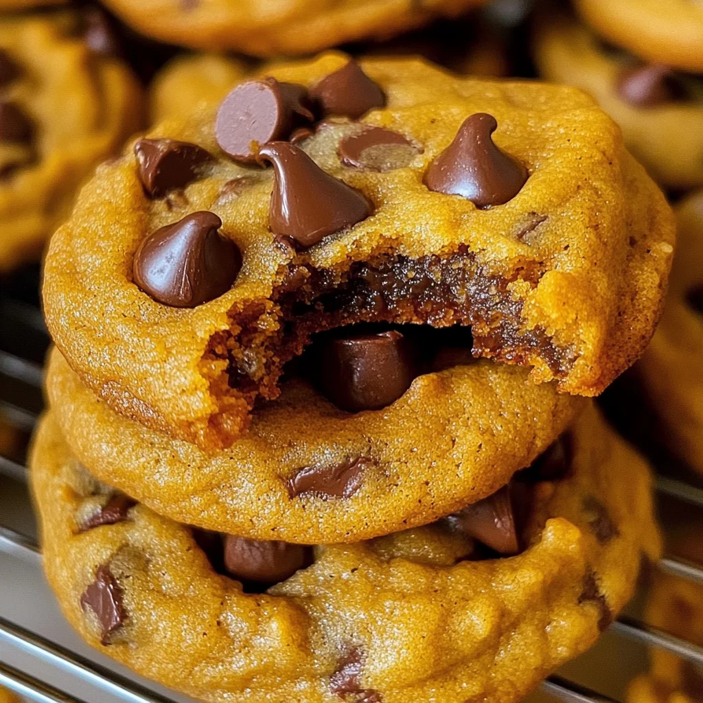 Pumpkin Chocolate Chip Cookies