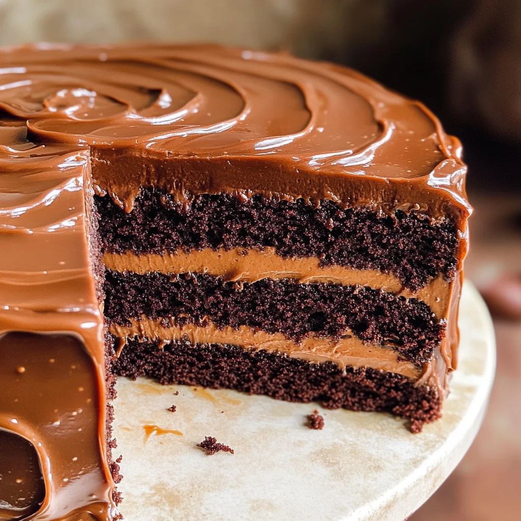 SALTED CARAMEL CHOCOLATE FUDGE CAKE RECIPE