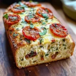 Savory Caprese Bread : A Fresh Italian Bread