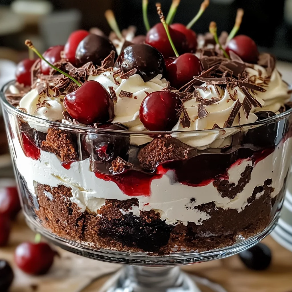 Best Layered Black Forest Trifle