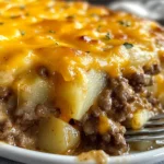 Cheesy Beef & Frozen Potato Casserole