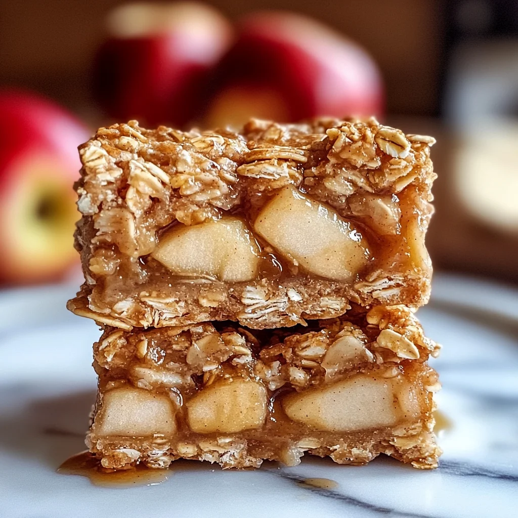 Chewy Apple Cinnamon Breakfast Bars