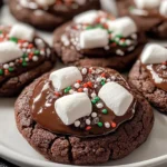 Chewy Hot Cocoa Cookies