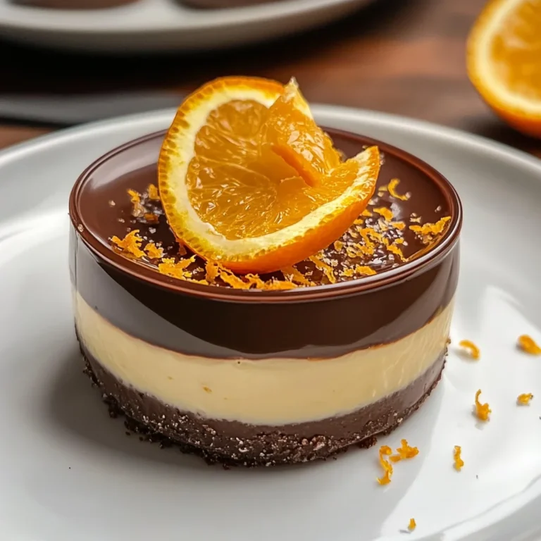 Chocolate Orange Posset