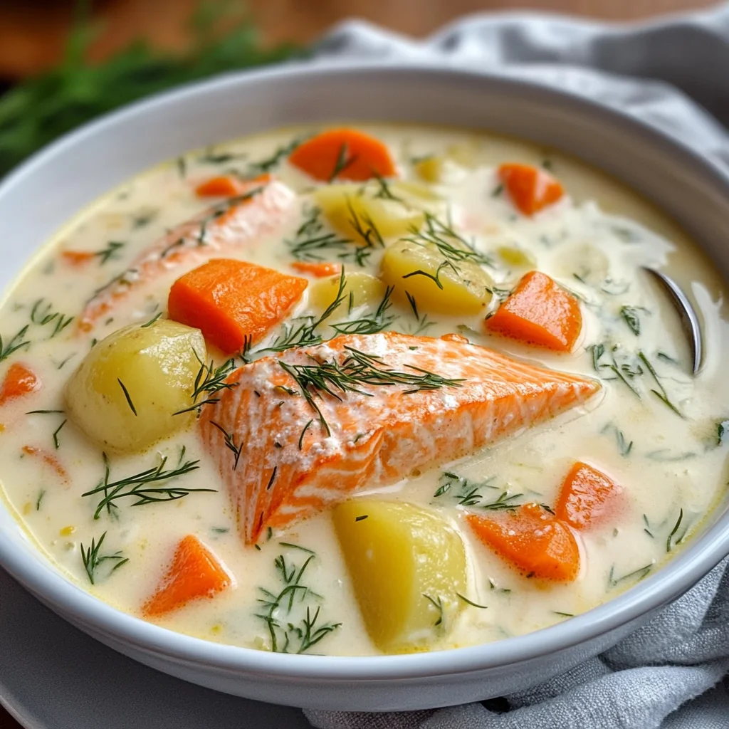 Cozy Salmon Chowder