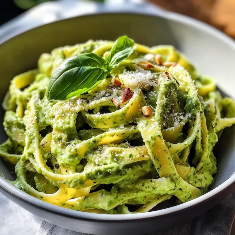 Creamy 15 Minute Avocado Pasta