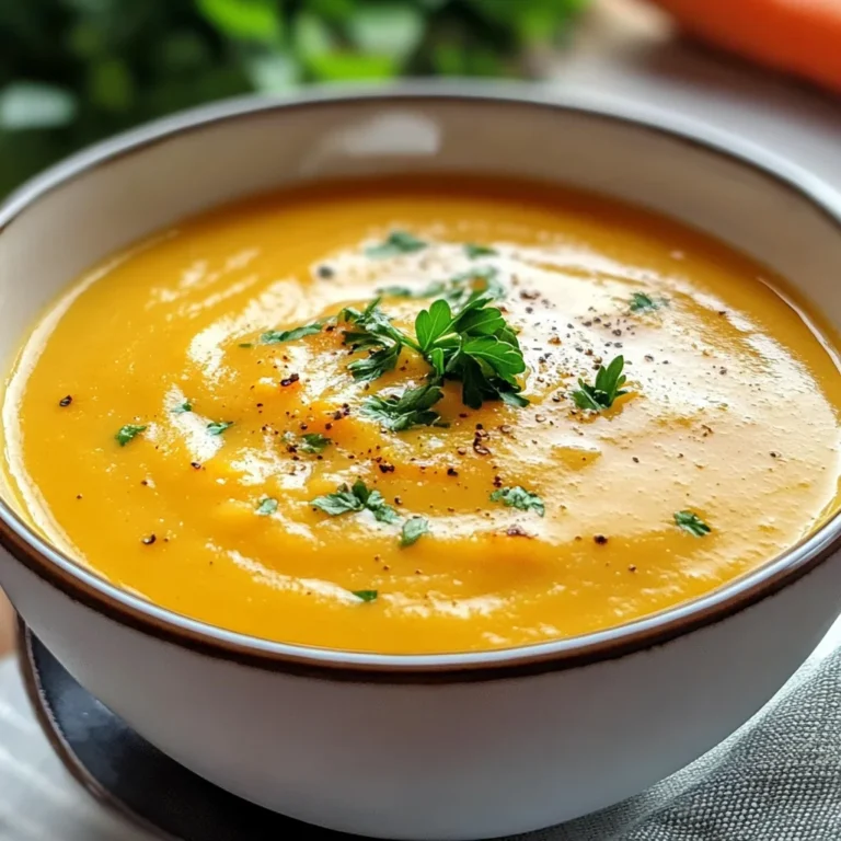 Creamy Potato Carrot Soup
