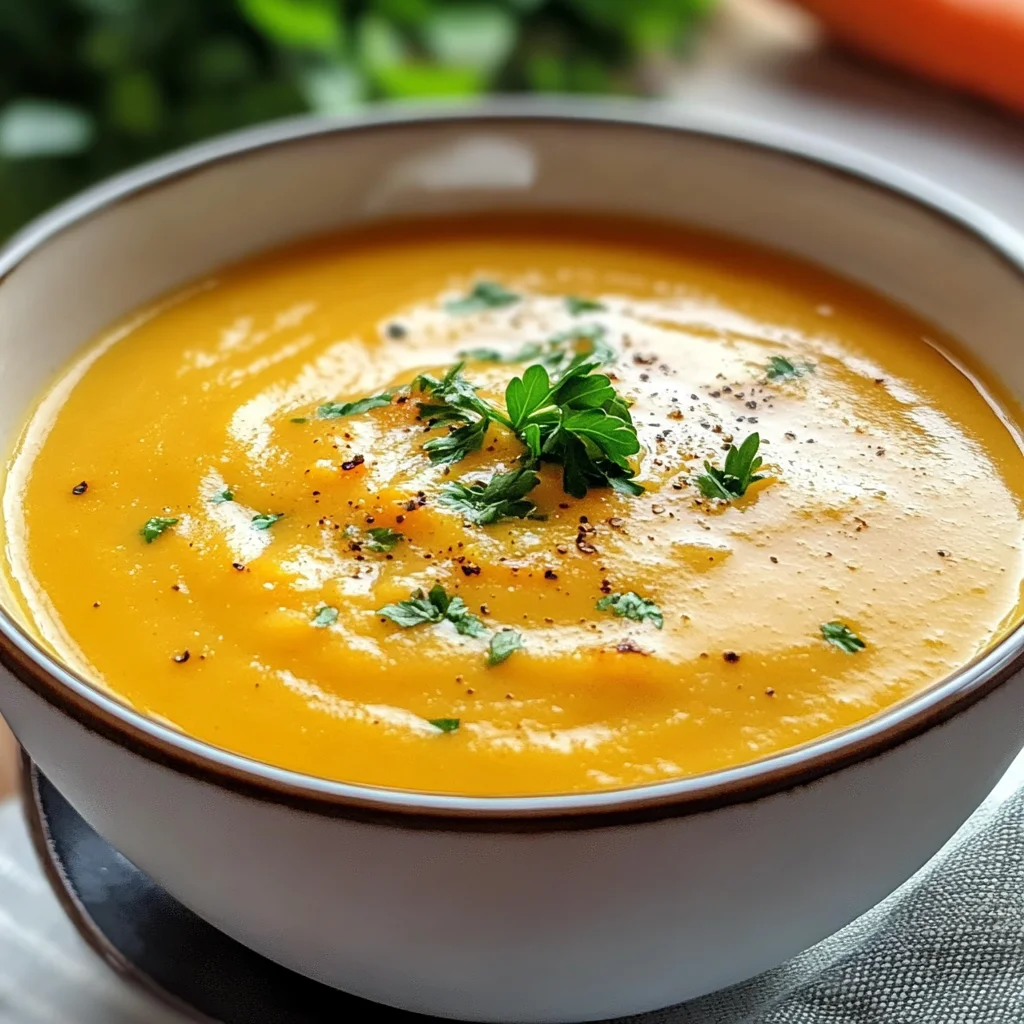Creamy Potato Carrot Soup