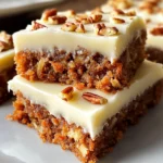 Decadent Carrot Cake Bars with Cream Cheese Frosting