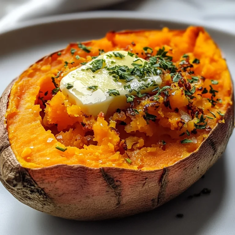 Easy Baked Sweet Potato