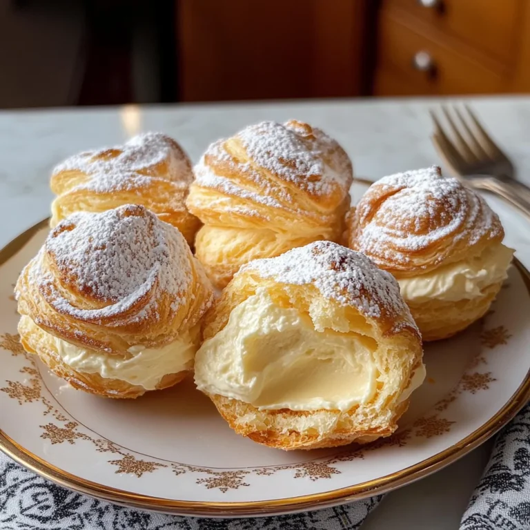 Eggnog Cream Puffs