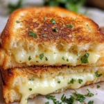 Garlic Bread Grilled Cheese
