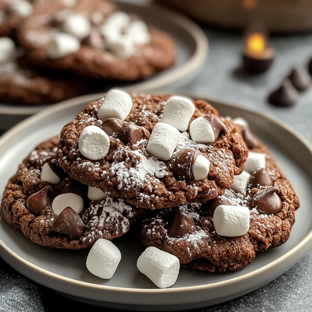 Hot Chocolate Cookies