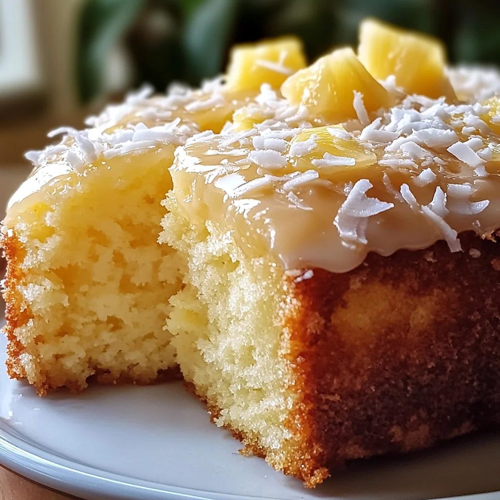 Piña Colada Pound Cake