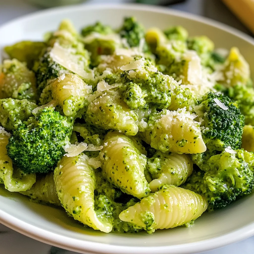 Smashed Broccoli Pasta