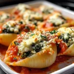 Spinach and Cheese Stuffed Shells