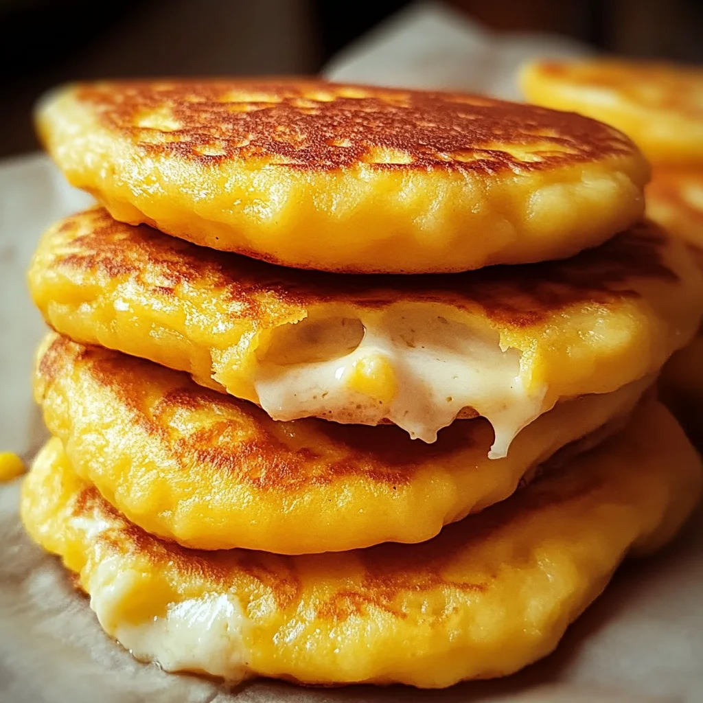 Venezuelan Cachapas (Corn Pancakes)